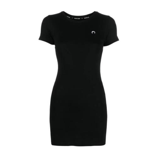 Marine Serre Short Dresses Black, Dam