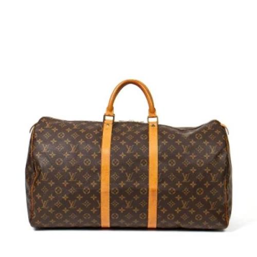 Louis Vuitton Vintage Pre-owned Canvas resvskor Brown, Dam