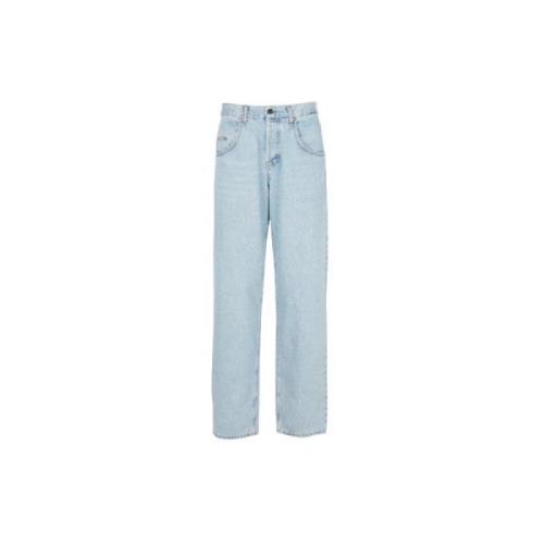 Margaux Lonnberg Vintage Blue Straight Jeans Blue, Dam