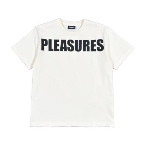 Pleasures Vit Heavyweight Skjorta White, Herr