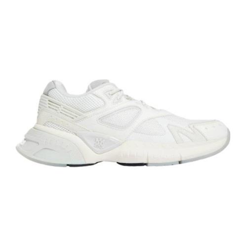 Amiri Vit Läder och Mesh MA Runner White, Herr