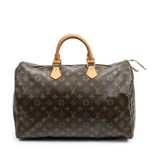 Louis Vuitton Vintage Pre-owned Canvas handvskor Brown, Dam