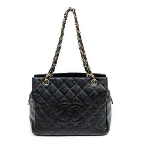 Chanel Vintage Pre-owned Laeder chanel-vskor Black, Dam