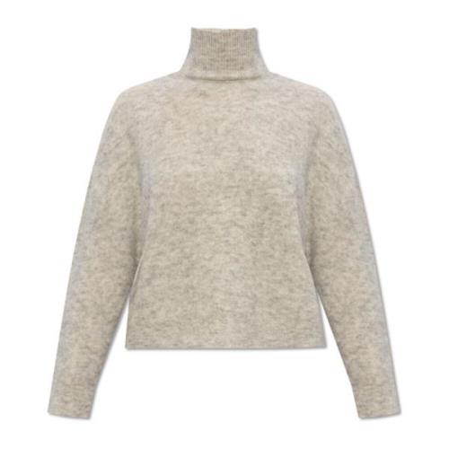 Emporio Armani Pullover med knappar på baksidan Gray, Dam