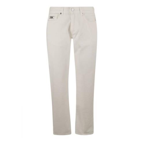 Versace Vit Denimbyxa White, Herr