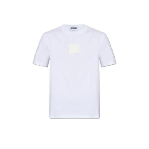 Moschino T-shirt med logotyp White, Herr