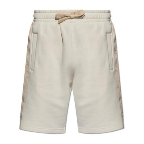 Palm Angels Shorts med logotyp Beige, Herr