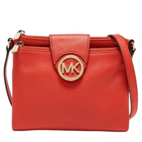 Michael Kors Pre-owned Pre-owned Laeder axelremsvskor Orange, Dam