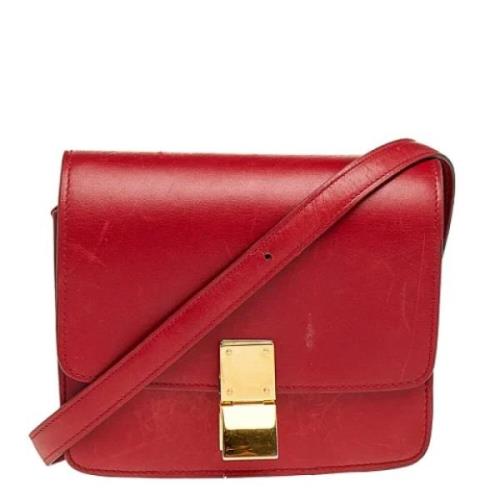 Celine Vintage Pre-owned Laeder celine-vskor Red, Dam