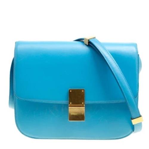 Celine Vintage Pre-owned Laeder celine-vskor Blue, Dam