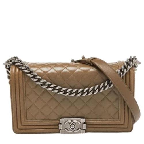 Chanel Vintage Pre-owned Laeder chanel-vskor Green, Dam