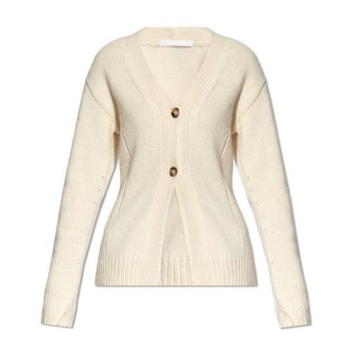 Helmut Lang Kofta med knappar Beige, Dam