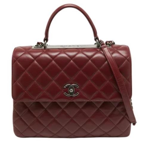 Chanel Vintage Pre-owned Laeder chanel-vskor Red, Dam