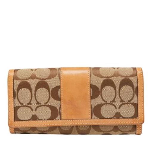 Coach Pre-owned Pre-owned Canvas plnbcker Beige, Dam