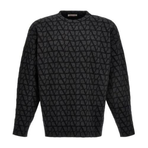 Valentino Iconographe Sweater Gray, Herr