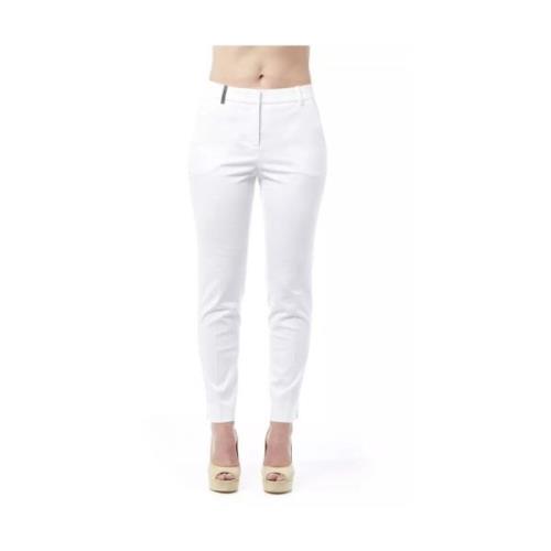 Peserico Modernt Dambyxor & Jeans White, Dam