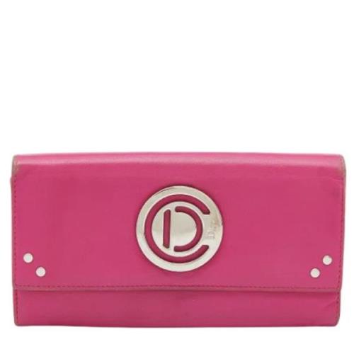 Dior Vintage Pre-owned Laeder plnbcker Pink, Dam