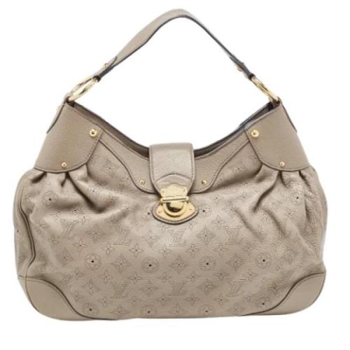 Louis Vuitton Vintage Pre-owned Laeder handvskor Gray, Dam