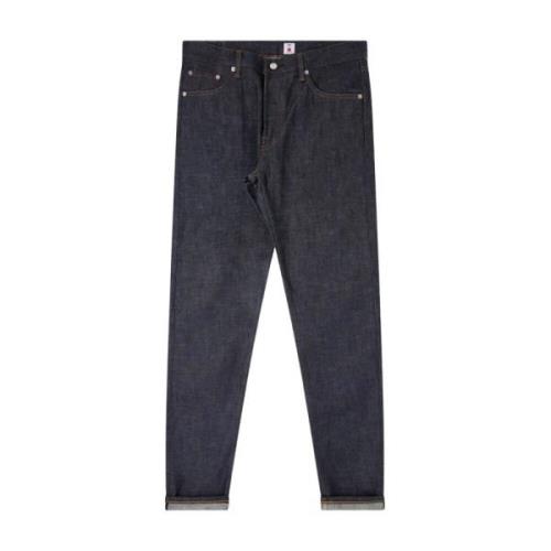 Edwin Mörk Indigo Slim Tapered Selvage Jeans Blue, Herr