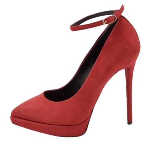 Giuseppe Zanotti Pre-owned Pre-owned Mocka klackskor Red, Dam