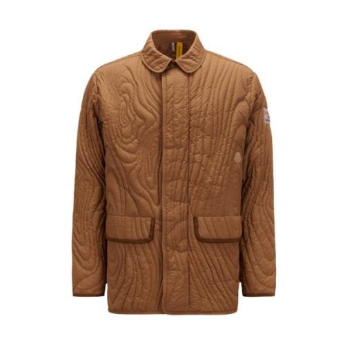 Moncler Harter-Heighway Quiltad Dunjacka Brown, Herr