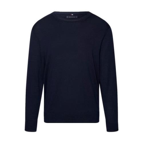 Tommy Hilfiger Herr Pullover i Desert Sky Blå Blue, Herr