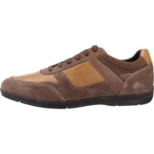 Geox Stiliga Herr Sneakers Brown, Herr