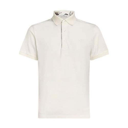 Etro Vita T-shirts och Polos White, Herr