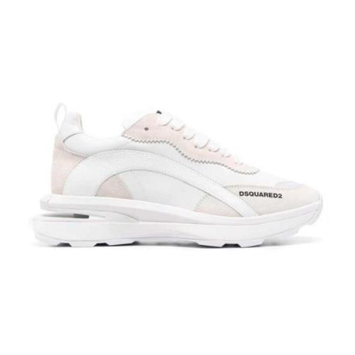 Dsquared2 Slash Sneakers med Tjock Sula White, Herr