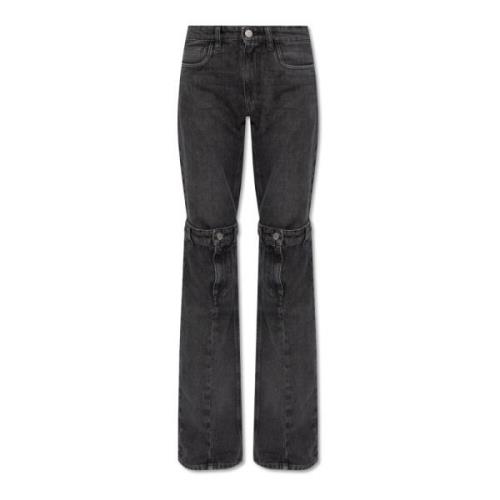 Coperni Jeans med revor Gray, Dam