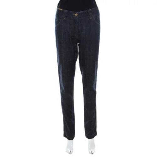 Dolce & Gabbana Pre-owned Pre-owned Bomull jeans Blue, Dam