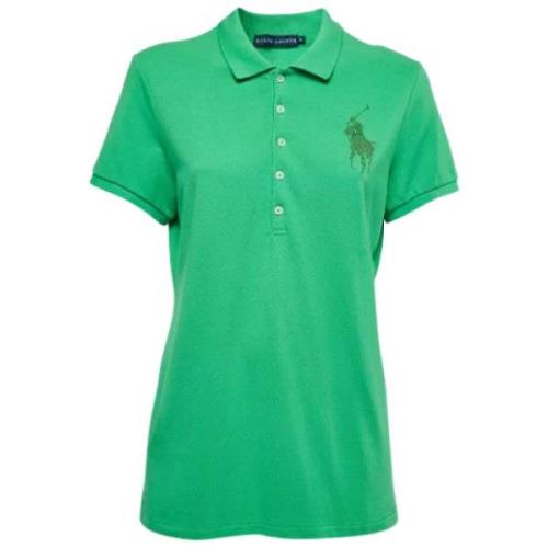 Ralph Lauren Pre-owned Pre-owned Bomull toppar Green, Dam