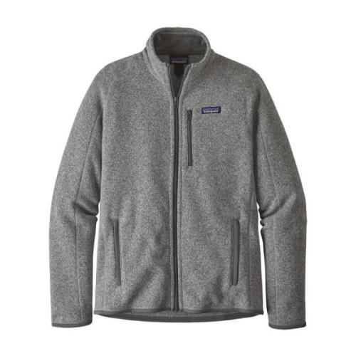 Patagonia Varm Stickad Fleecejacka Gray, Herr