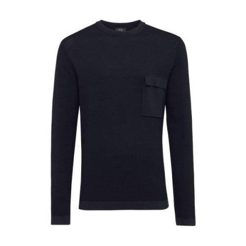 Genti Stilfull Pullover Blue, Herr