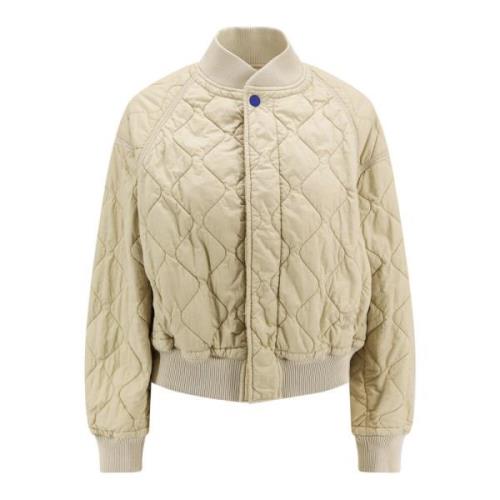 Burberry Stitched Jacka med EKD Broderi Beige, Dam