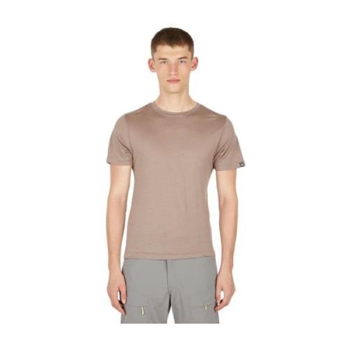 Ostrya Merino Trail Tee Brown, Herr