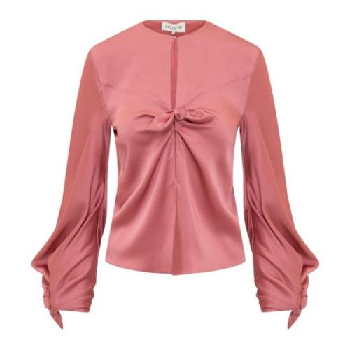 Del Core Blouses Pink, Dam