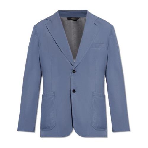 Brioni Blazer med kavajslag Blue, Herr