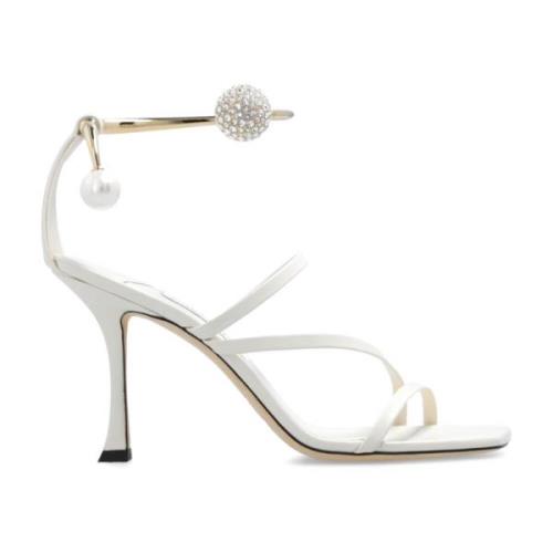 Jimmy Choo Ottilia klack sandaler Beige, Dam