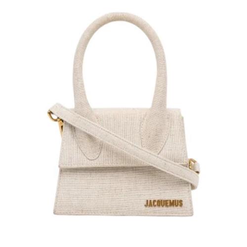 Jacquemus Pre-owned Pre-owned Tyg axelremsvskor Beige, Dam