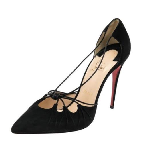 Christian Louboutin Pre-owned Pre-owned Mocka klackskor Black, Dam