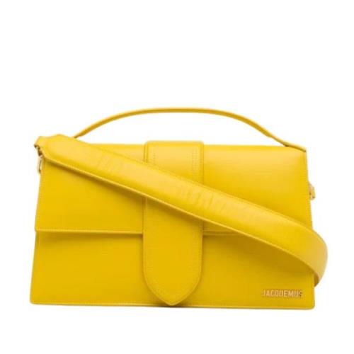 Jacquemus Pre-owned Pre-owned Laeder axelremsvskor Yellow, Dam