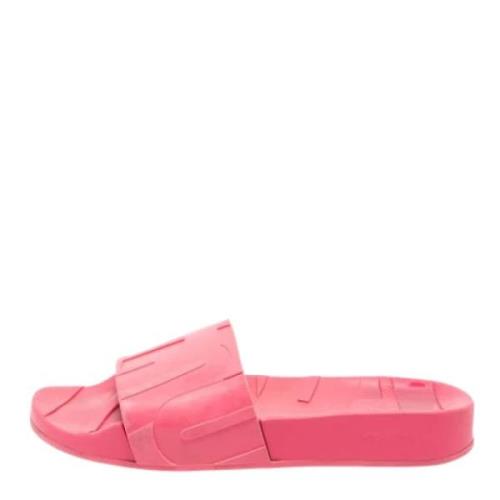 Jimmy Choo Pre-owned Pre-owned Gummi lgskor Pink, Dam