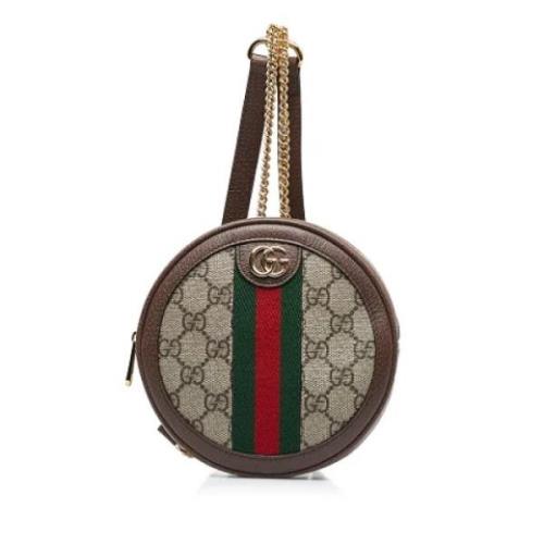 Gucci Vintage Pre-owned Laeder axelremsvskor Brown, Dam