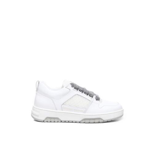 Giuliano Galiano Sneakers i mesh och mocka White, Herr