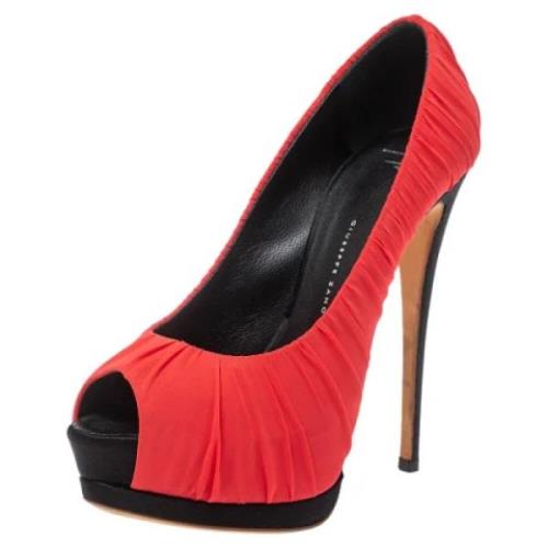 Giuseppe Zanotti Pre-owned Pre-owned Silke klackskor Red, Dam