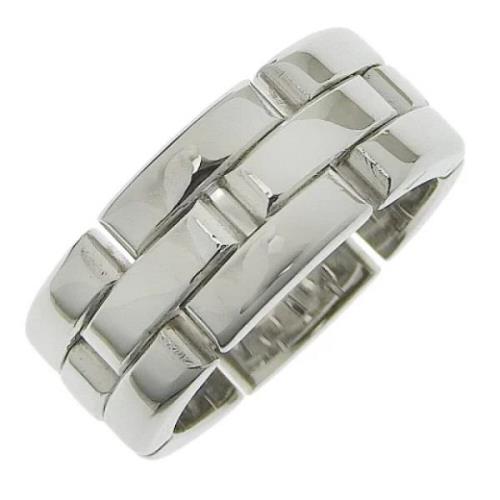 Cartier Vintage Pre-owned Vitt guld ringar Gray, Dam