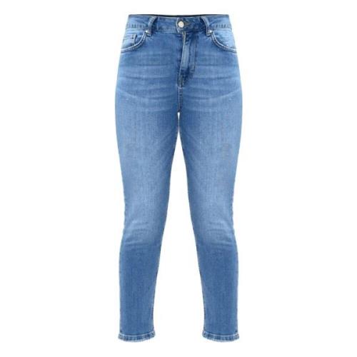 Kocca Kliska Skinny Jeans med Fickor Blue, Dam