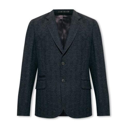 Paul Smith Herringbone blazer Blue, Herr