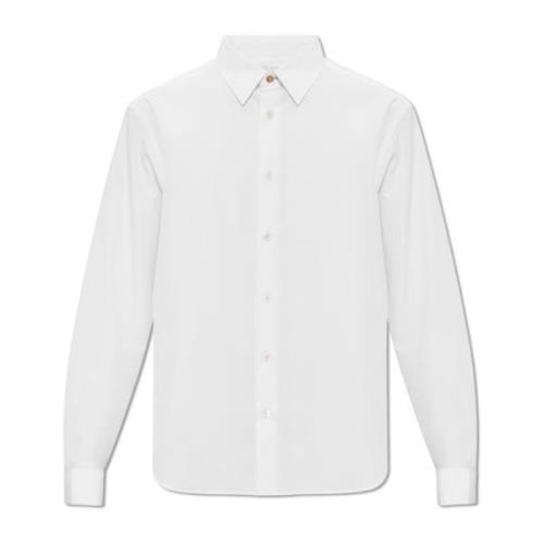 Paul Smith Skräddarsydd skjorta White, Herr